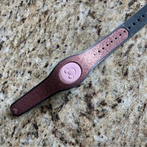 Pink glitter Magic bands